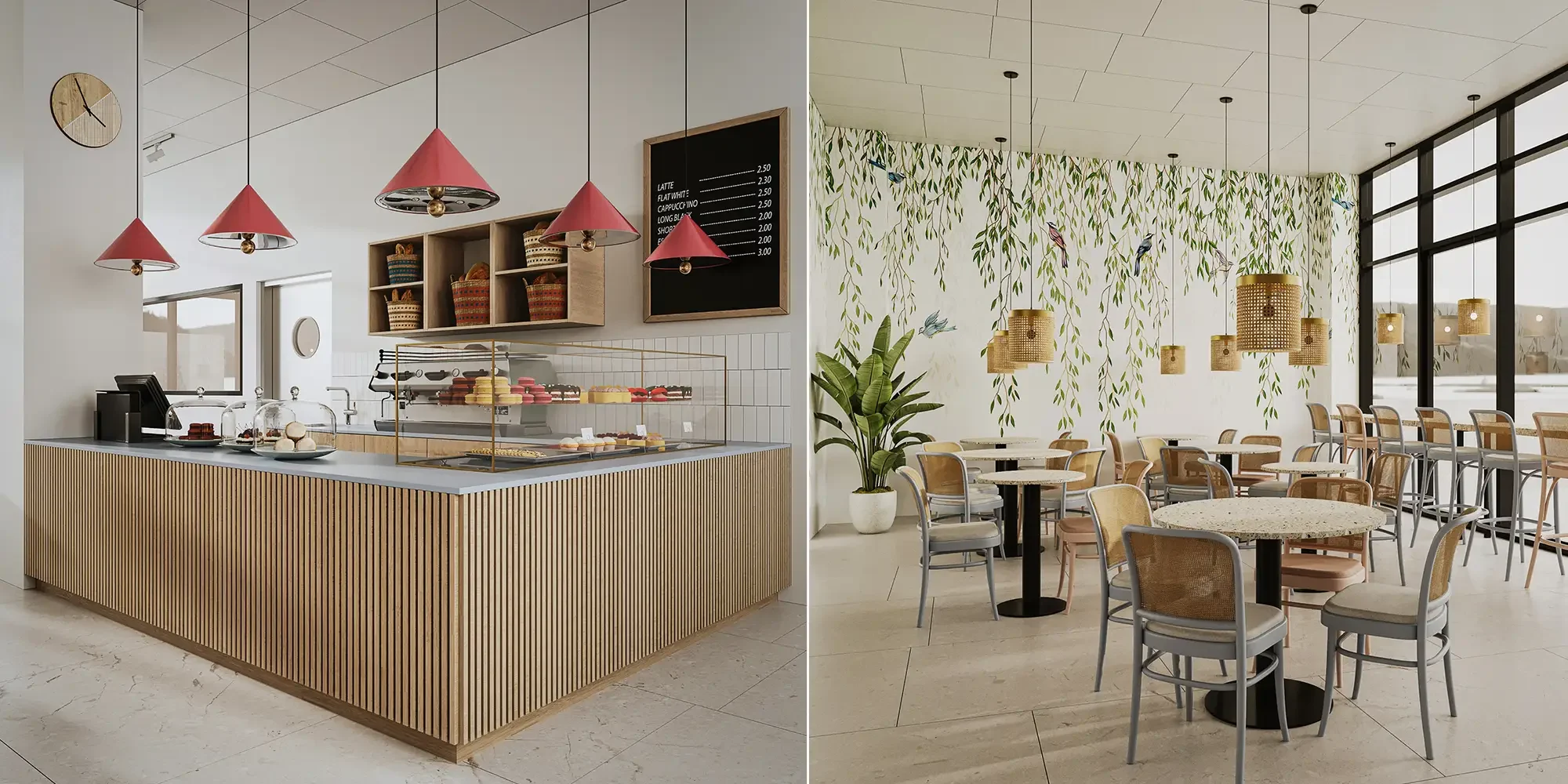 GNPC - Cafeteria, consisting of custom cafe counter, dining chair and dining table